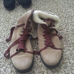 Lanvin lambskin hightops